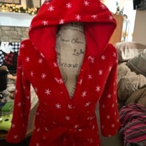 Little Girls Hooded Robe